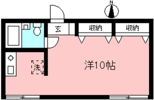 メゾンシェリ【1階】の間取り