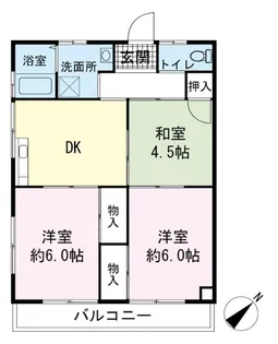 新井アパート【2階】の間取り