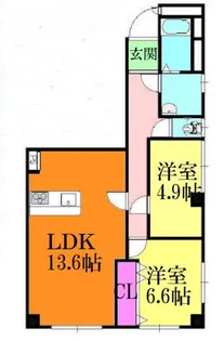 プレステージパレス【3階】の間取り
