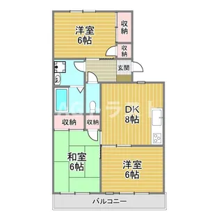 ヴォラトスC【2階】の間取り
