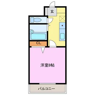 ジュネスメゾンイノウエ【1階】の間取り