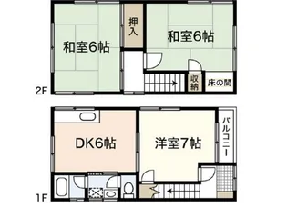 広島県広島市安佐南区伴東2【一戸建】の間取り