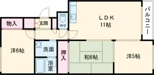 ハイグレード新札幌【2階】の間取り