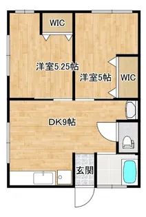 長崎県佐世保市松瀬町【アパート】の間取り
