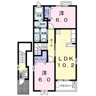 グランド・エース【2階】の間取り