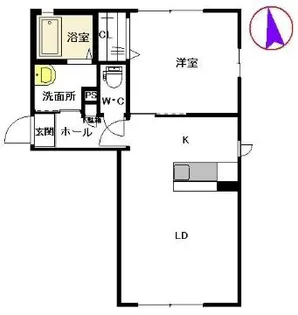 フランファス【1階】の間取り