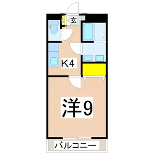 フローラルハイツM【1階】の間取り