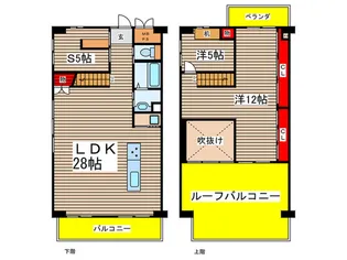 ライオンズマンション八事ガ-デン弐番館の間取り