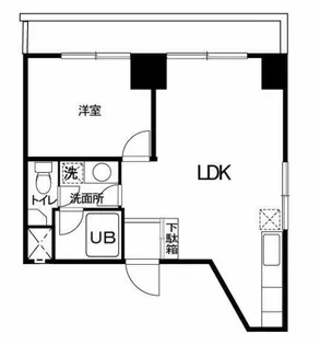 ライオンズマンション花壇代官山【3階】の間取り
