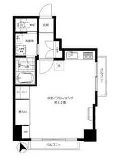 ローズガーデン八王子【1階】の間取り