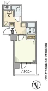サンテミリオン東麻布【10階】の間取り