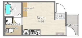 DIX -ディーアイエクス-【3階】の間取り