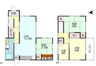 大分県別府市大字鶴見【一戸建】の間取り