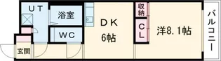 大阪府堺市北区中百舌鳥町2【マンション】の間取り