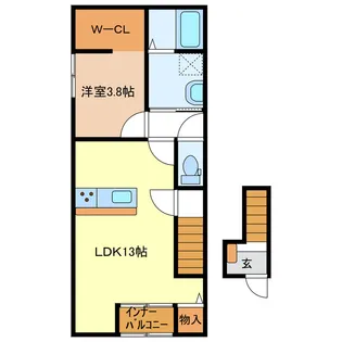 ウルバーノIII【2階】の間取り