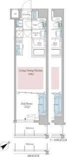 東京都新宿区早稲田町【マンション】の間取り