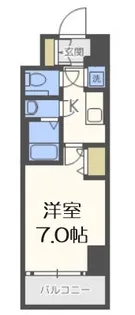ファーストステージ梅田WEST【4階】の間取り