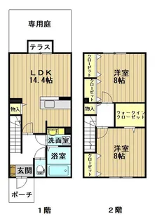 グランツ【1階】の間取り