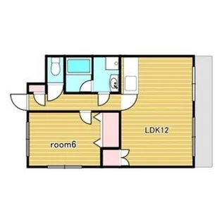 篠原橋マンション【1階】の間取り