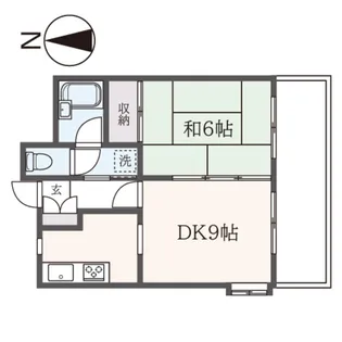 神奈川県川崎市多摩区中野島4【マンション】の間取り