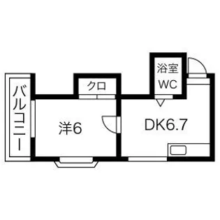 サン木ノ下【4階】の間取り