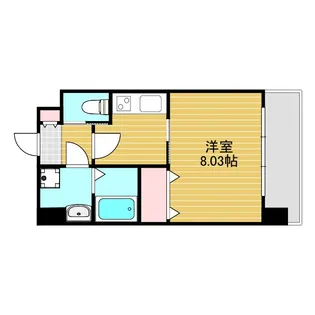 GROOVE西三国【3階】の間取り