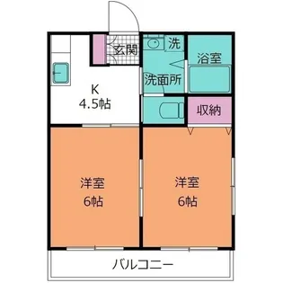 ヤマヨシマンション【3階】の間取り