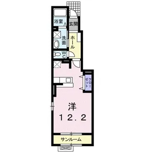 セシル【1階】の間取り