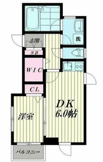 ハウスアサガ【2階】の間取り