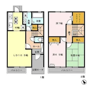 東京都大田区中馬込3【一戸建】の間取り
