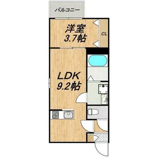 LECOCON一宮V【3階】の間取り