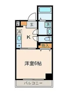 東京都品川区南大井6【マンション】の間取り