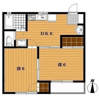 ボナールA棟【1階】の間取り