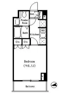 パークキューブ四谷三丁目【1階】の間取り