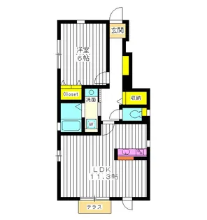 東京都練馬区早宮2【アパート】の間取り