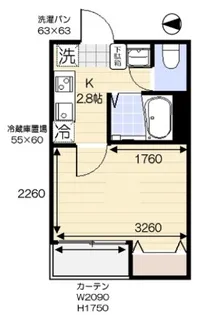 東京都葛飾区柴又3【アパート】の間取り