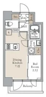 東京都台東区日本堤2【マンション】の間取り