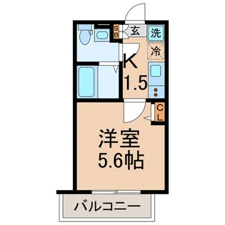 神奈川県横浜市西区久保町【マンション】の間取り
