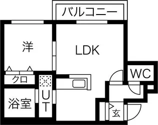 amadeus澄川【1階】の間取り