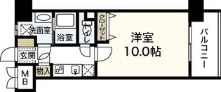 コンフォート東白島【7階】の間取り