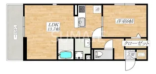 Bleu Lapin【1階】の間取り