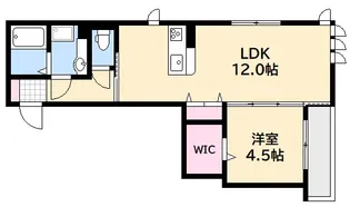 グランテリア庚午南【1階】の間取り