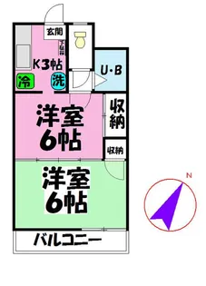 ヨシムラビル【2階】の間取り