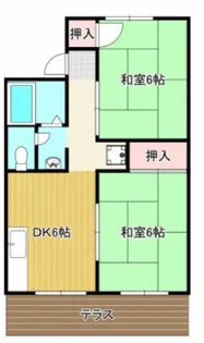 セジュールJ【1階】の間取り