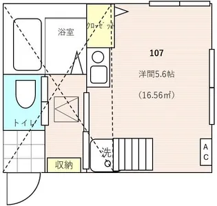 ラボーナ西横浜【1階】の間取り