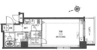 フェニックス新宿夏目坂【8階】の間取り