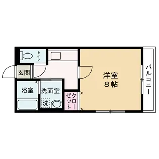 レトア アルバ【1階】の間取り