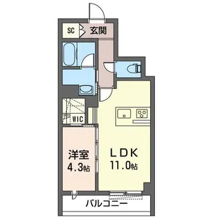 アクアガーデン【2階】の間取り