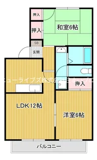 泉美ハイツ【2階】の間取り