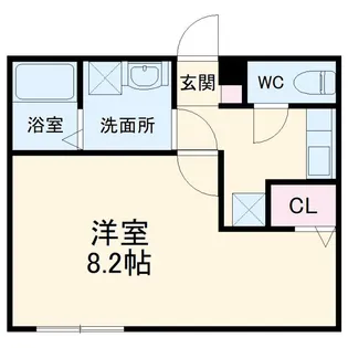 スノーフレークふちのべ【1階】の間取り
